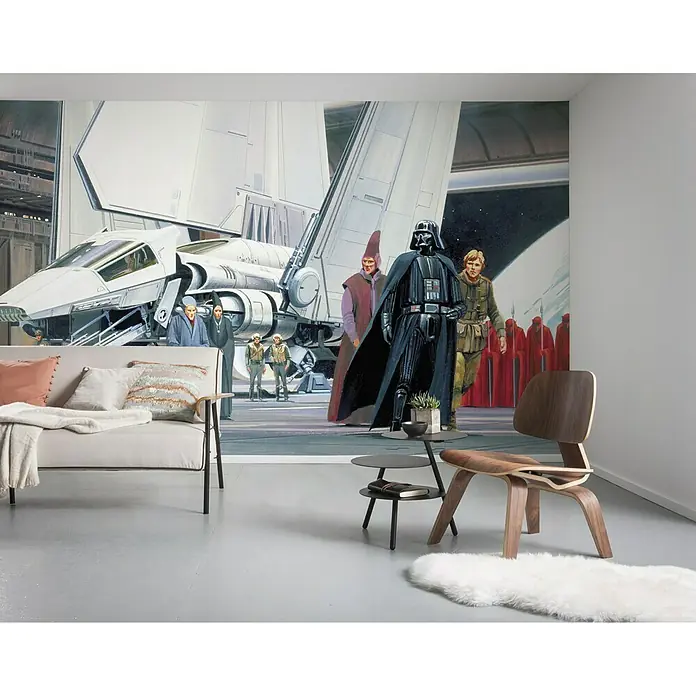 Komar Star Wars Fototapete RMQ Death Star Shuttle Dock - 10 -tlg., B x H: 500 x 250 cm, Vlies - Stimmungsaufnahme