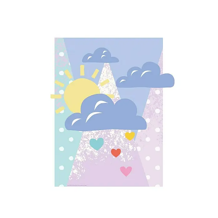 Komar Disney Edition 4 Poster Winnie Pooh Clouds - Disney, B x H: 40 x 50 cm - Vorderansicht