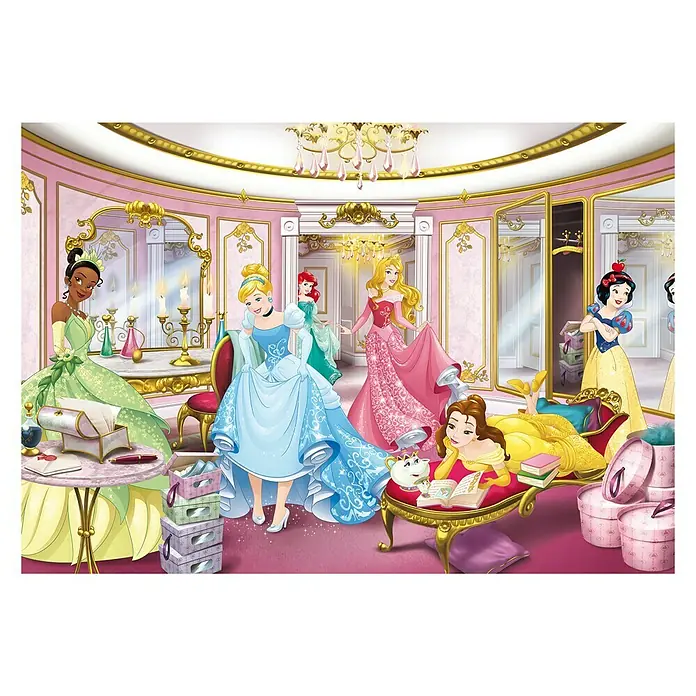Komar Disney Edition 4 Fototapete Princess Mirror - 8 -tlg., B x H: 368 x 254 cm, Papier - Vorderansicht