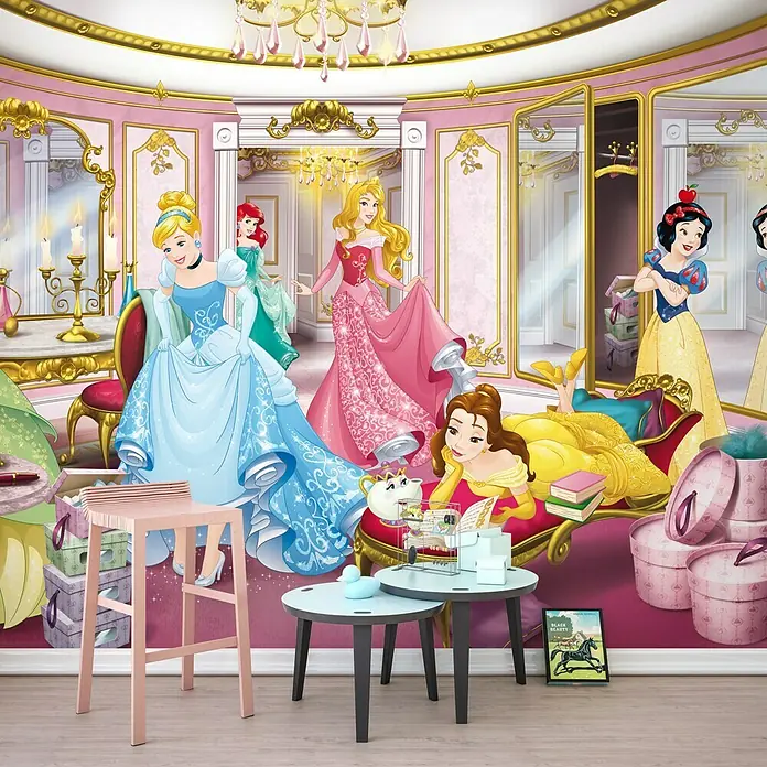 Komar Disney Edition 4 Fototapete Princess Mirror - 8 -tlg., B x H: 368 x 254 cm, Papier - Stimmungsaufnahme