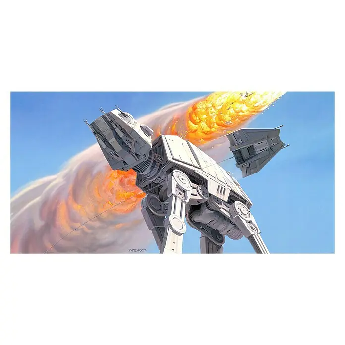 Komar Star Wars Fototapete RMQ Hoth Battle AT-AT - 10 -tlg., B x H: 500 x 250 cm, Vlies - Vorderansicht