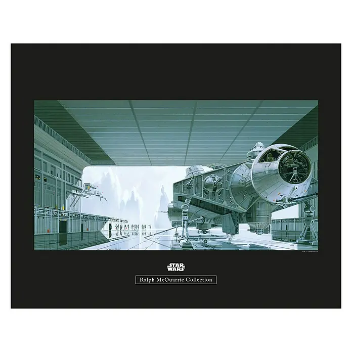 Komar Star Wars Poster RMQ Hangar Shuttle - Disney, B x H: 70 x 50 cm - Vorderansicht