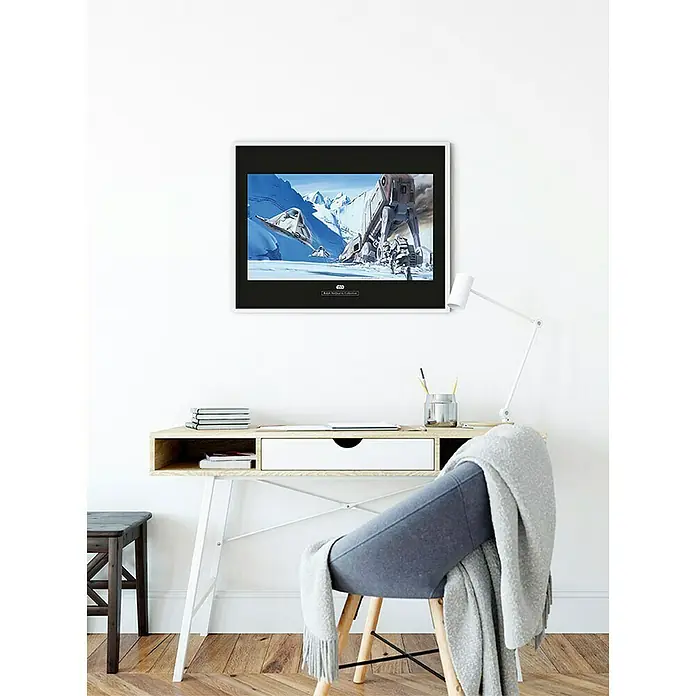 Komar Star Wars Poster RMQ Hoth Battle Snowspeeder - Disney, B x H: 70 x 50 cm - Stimmungsaufnahme