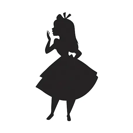 Komar Disney Edition 4 Poster Alice Silhouette