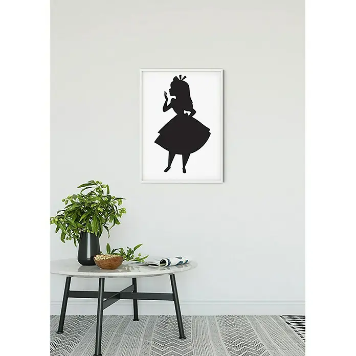Komar Disney Edition 4 Poster Alice Silhouette - Disney, B x H: 30 x 40 cm - Stimmungsaufnahme
