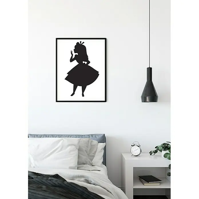 Komar Disney Edition 4 Poster Alice Silhouette - Disney, B x H: 50 x 70 cm - Stimmungsaufnahme