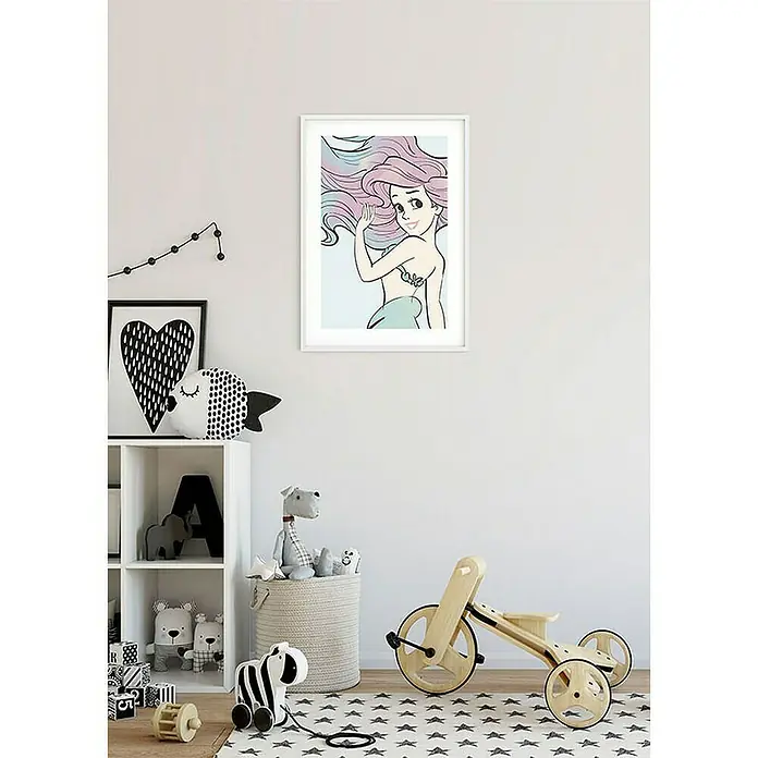 Komar Disney Edition 4 Poster Ariel Aquarell - Disney, B x H: 40 x 50 cm - Stimmungsaufnahme