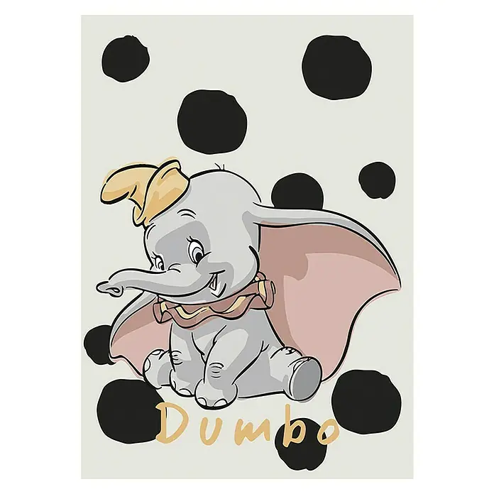 Komar Disney Edition 4 Poster Dumbo Dots - Disney, B x H: 50 x 70 cm - Vorderansicht