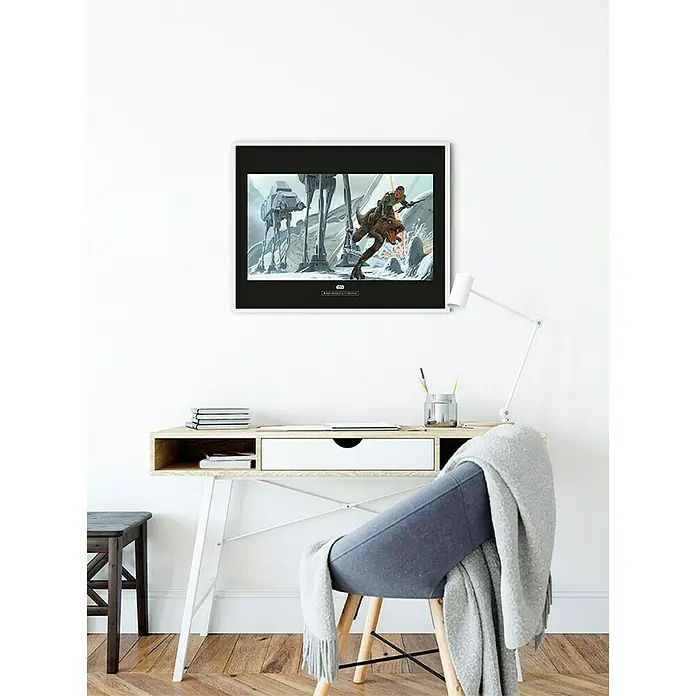 Komar Star Wars Poster RMQ Hoth Battle Ground - Disney, B x H: 40 x 30 cm - Stimmungsaufnahme
