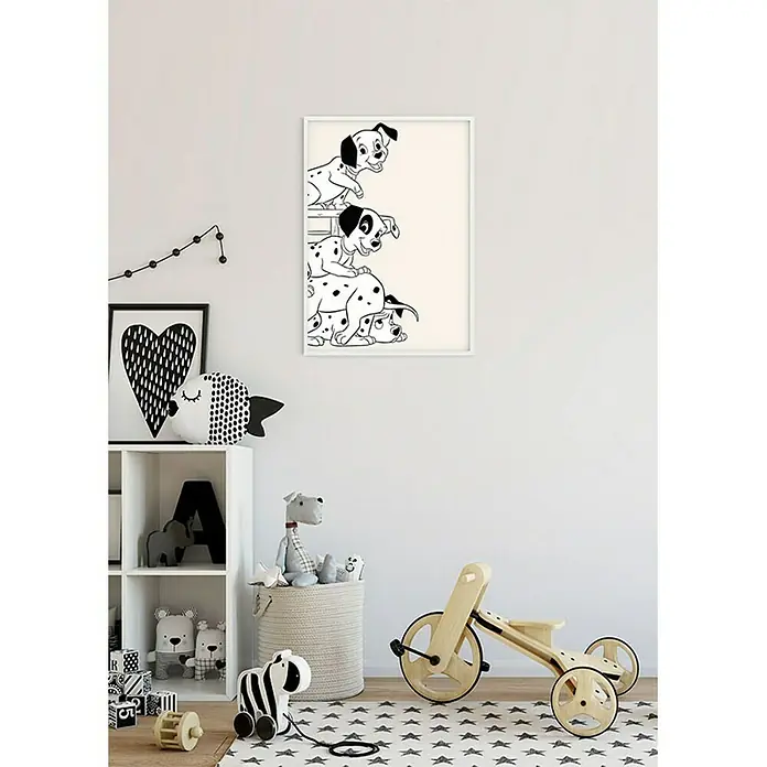 Komar Disney Edition 4 Poster 101 Dalmatiner Playing - Disney, B x H: 40 x 50 cm - Stimmungsaufnahme