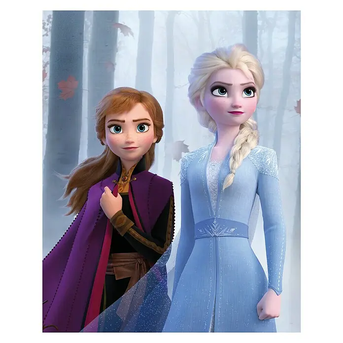 Komar Disney Edition 4 Poster Frozen Sisters In The Wood - Disney, B x H: 30 x 40 cm - Vorderansicht