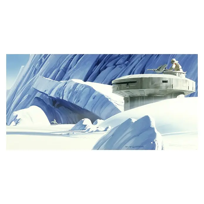 Komar Star Wars Fototapete RMQ Hoth Echo Base - 10 -tlg., B x H: 500 x 250 cm, Vlies - Vorderansicht