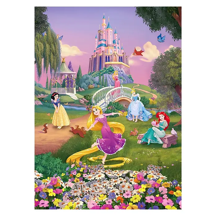 Komar Disney Edition 4 Fototapete Disney Princess Sunset - 4 -tlg., B x H: 184 x 254 cm, Papier - Vorderansicht