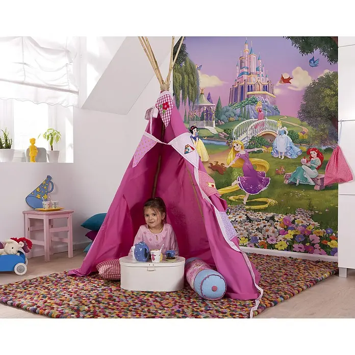 Komar Disney Edition 4 Fototapete Disney Princess Sunset - 4 -tlg., B x H: 184 x 254 cm, Papier - Stimmungsaufnahme