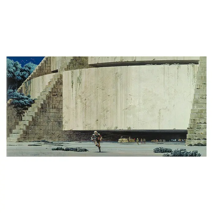 Komar Star Wars Fototapete RMQ Yavin Temple - 10 -tlg., B x H: 500 x 250 cm, Vlies - Vorderansicht