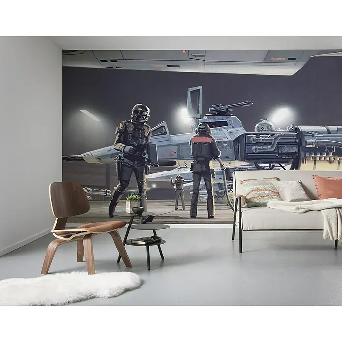 Komar Star Wars Fototapete RMQ Yavin Y-Wing - B x H: 500 x 250 cm, Vlies - Stimmungsaufnahme