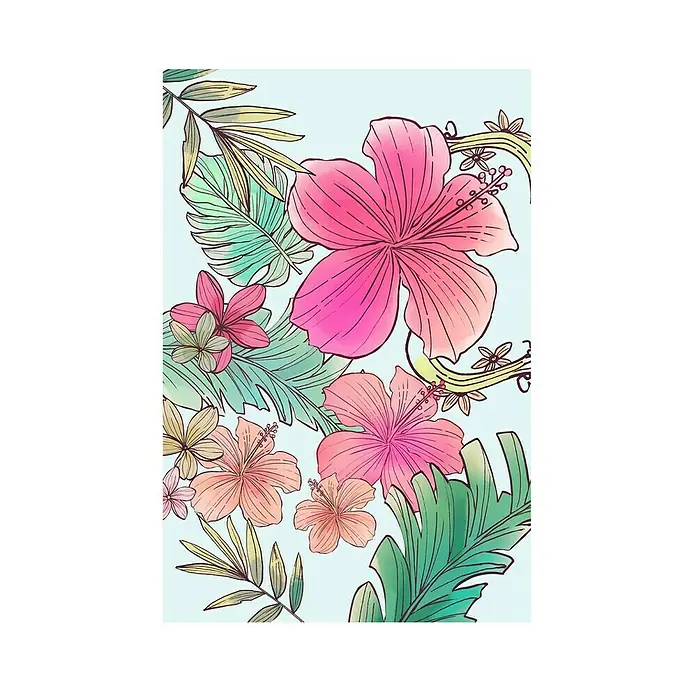 Komar Disney Edition 4 Poster Ariel Flowers - Disney, B x H: 50 x 70 cm - Vorderansicht