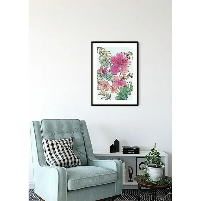 Komar Disney Edition 4 Poster Ariel Flowers - Disney, B x H: 50 x 70 cm - Stimmungsaufnahme