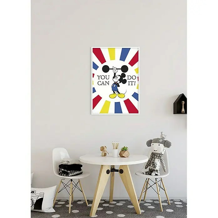 Komar Disney Edition 4 Poster Mickey Mouse Do It - Disney, B x H: 40 x 50 cm - Stimmungsaufnahme