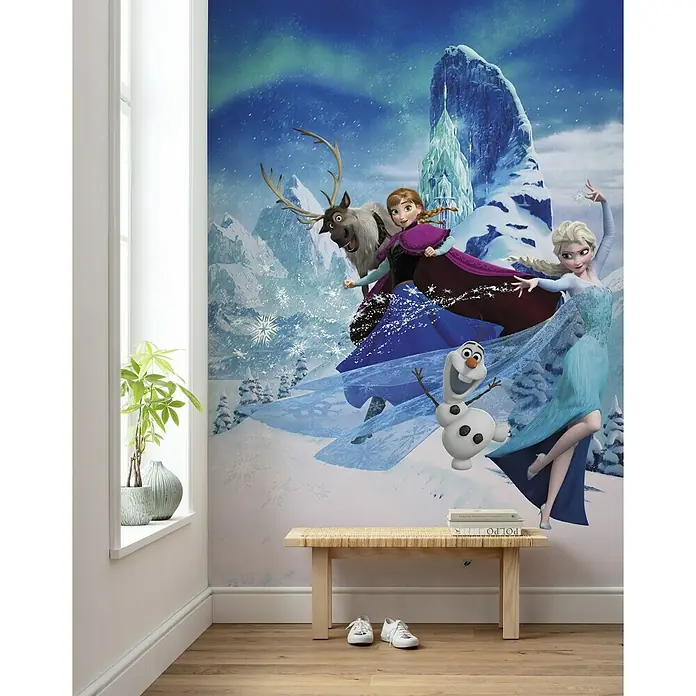 Komar Disney Edition 4 Fototapete Frozen Elsas Magic - 4 -tlg., B x H: 200 x 280 cm, Vlies - Stimmungsaufnahme