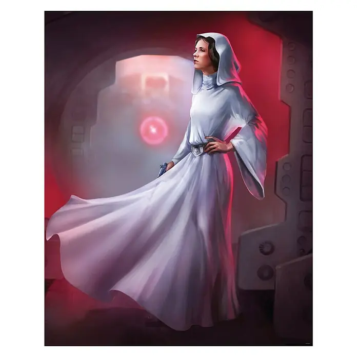 Komar Star Wars Fototapete Classic Leia - 4 -tlg., B x H: 200 x 250 cm, Vlies - Vorderansicht