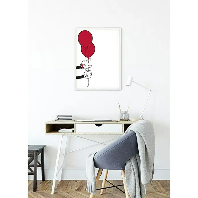 Komar Disney Edition 4 Poster Mickey Mouse Balloon - Disney, B x H: 50 x 70 cm - Stimmungsaufnahme