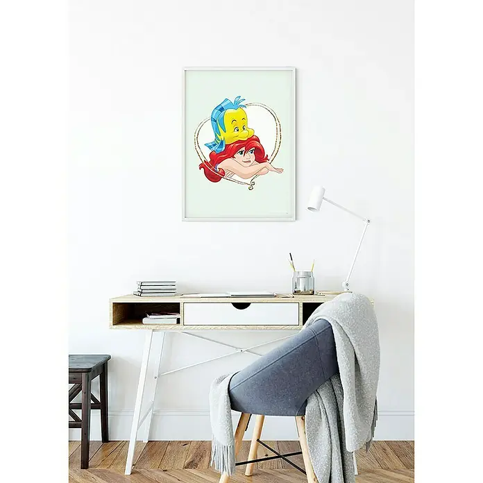 Komar Disney Edition 4 Poster Ariel & Fabius - Disney, B x H: 40 x 50 cm - Stimmungsaufnahme