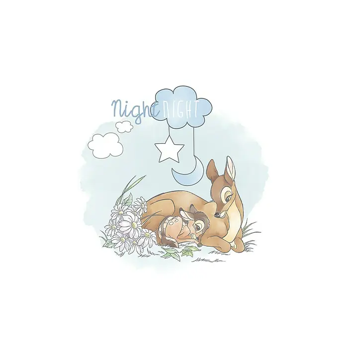 Komar Disney Edition 4 Poster Bambi Good Night - Disney, B x H: 40 x 50 cm - Vorderansicht