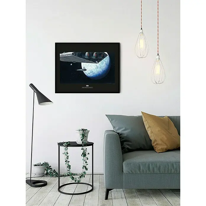 Komar Star Wars Poster RMQ Hoth Orbit - Disney, B x H: 50 x 40 cm - Stimmungsaufnahme