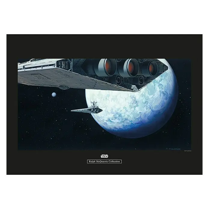 Komar Star Wars Poster RMQ Hoth Orbit - Disney, B x H: 70 x 50 cm - Vorderansicht