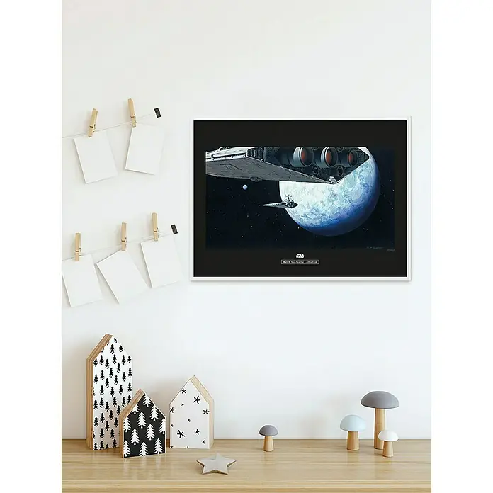 Komar Star Wars Poster RMQ Hoth Orbit - Disney, B x H: 70 x 50 cm - Stimmungsaufnahme