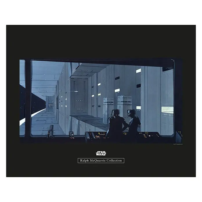 Komar Star Wars Poster RMQ Death Star Control - Disney, B x H: 40 x 30 cm - Vorderansicht