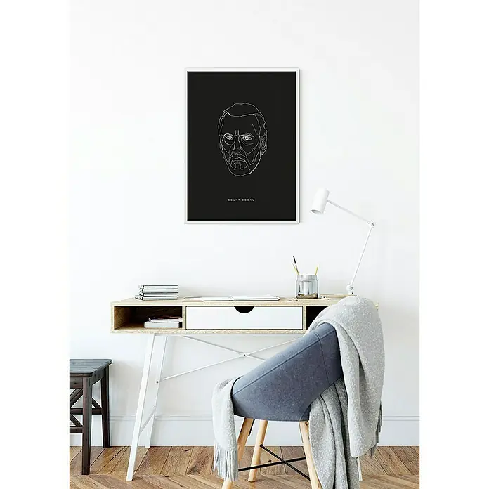 Komar Star Wars Poster Lines Dark Side Dooku - Disney, B x H: 50 x 70 cm - Stimmungsaufnahme