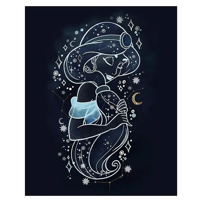 Komar Disney Edition 4 Poster Jasmin Stars - Disney, B x H: 30 x 40 cm - Vorderansicht