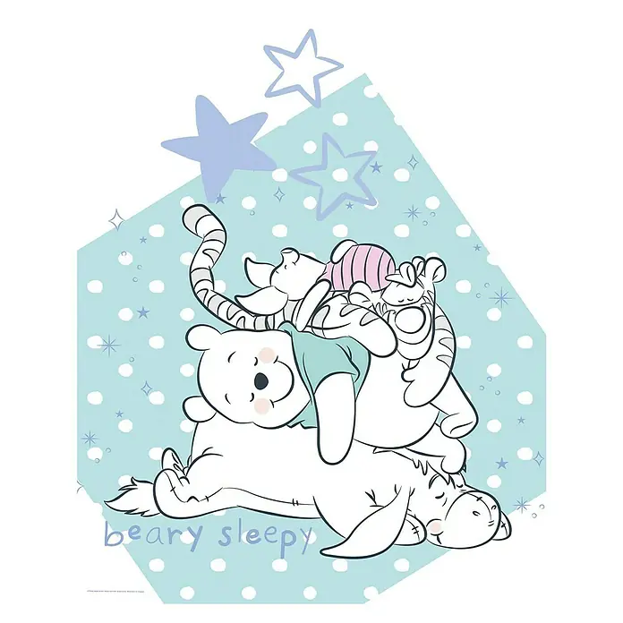 Komar Disney Edition 4 Poster Winnie Pooh Beary Sleepy - Disney, B x H: 30 x 40 cm - Vorderansicht