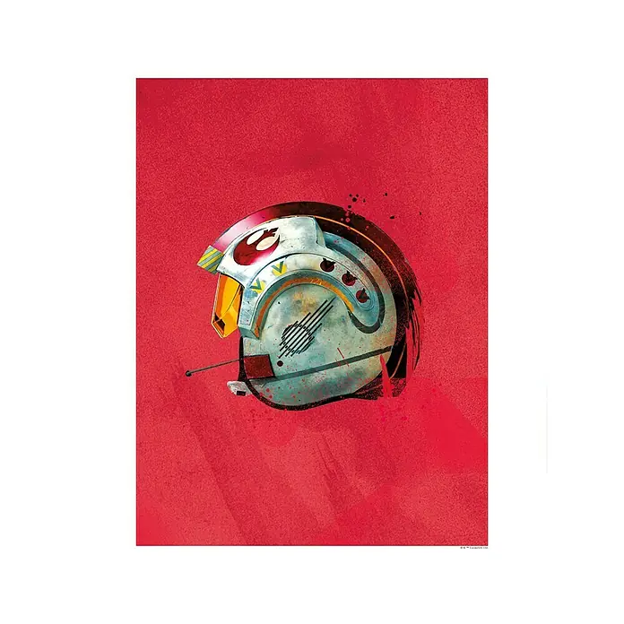 Komar Star Wars Poster Helmets Rebel Pilot - Disney, B x H: 50 x 70 cm - Vorderansicht