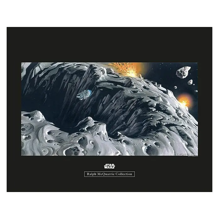 Komar Star Wars Poster RMQ Asteroid - Disney, B x H: 40 x 30 cm - Vorderansicht