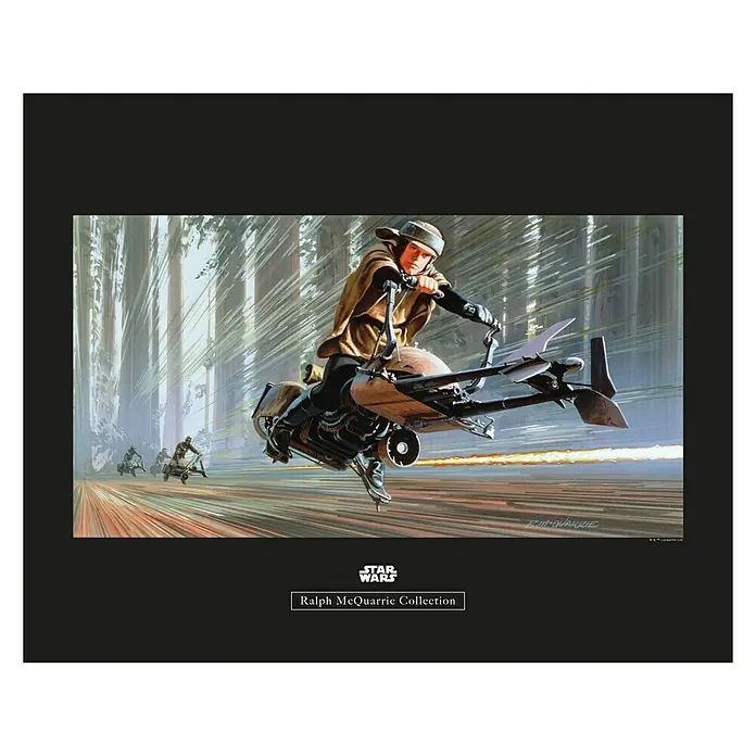Komar Star Wars Poster RMQ Endor Speeder - Disney, B x H: 40 x 30 cm - Vorderansicht