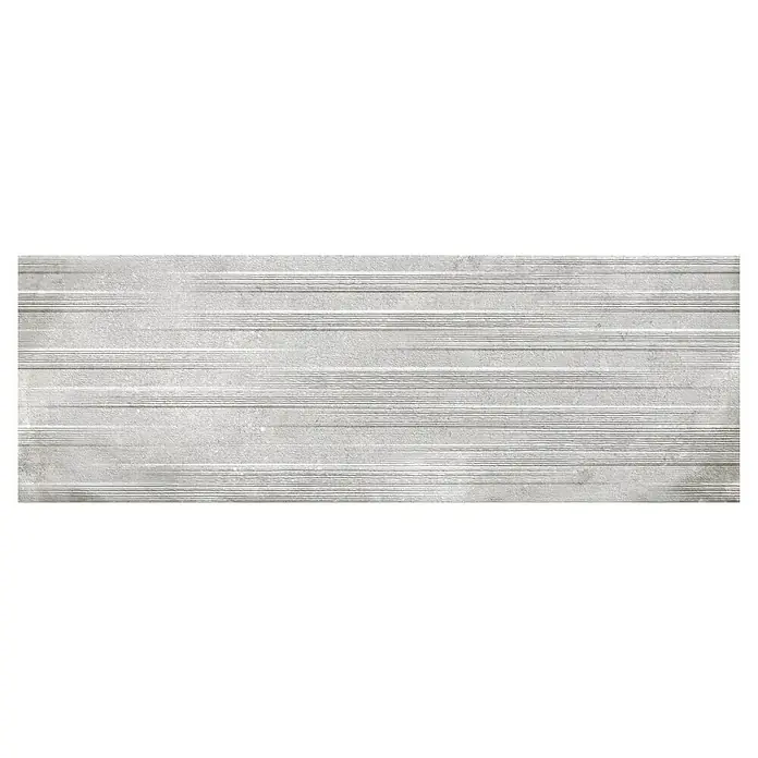 Revestimiento cerámico Origin Sonora - 30 x 90 cm, Acero, Rectificado, Efecto cemento