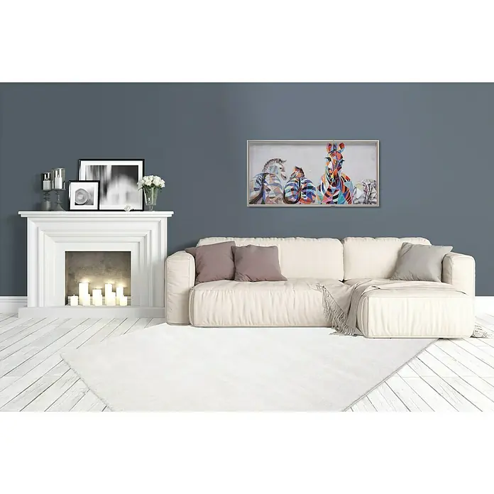 Kurzflorteppich Softtouch - Elfenbein, 170 x 120 cm, 100 % Polypropylen (Flor) - Stimmungsaufnahme