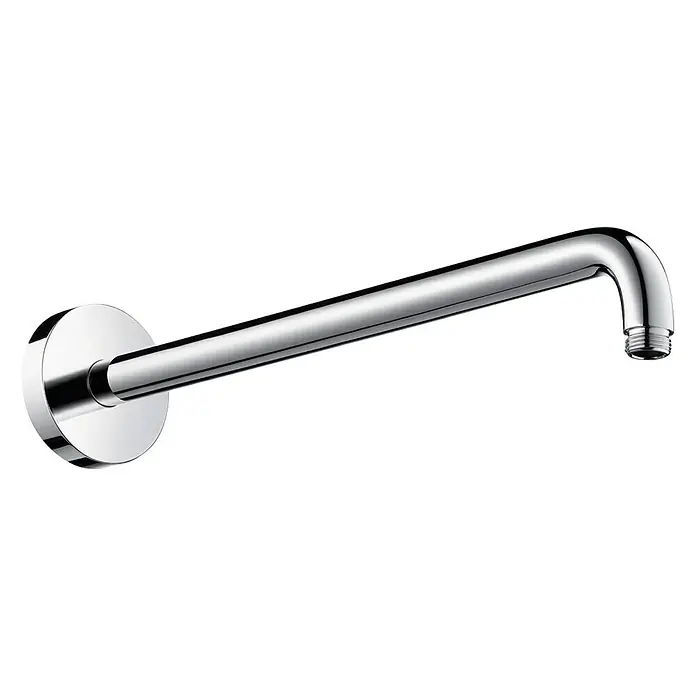 Hansgrohe Brazo de conexión S240 - Largo: 38,9 cm, Cromo, Brillante - Vista frontal