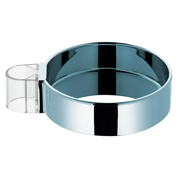 Hansgrohe Seifenschale Casetta C - Kunststoff, Chrom - Vorderansicht