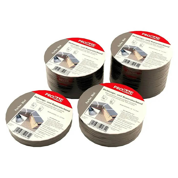 Bitumen- & Reparaturband - Blei, 10 m x 5 cm, Selbstklebend - Anwendungsbeispiel