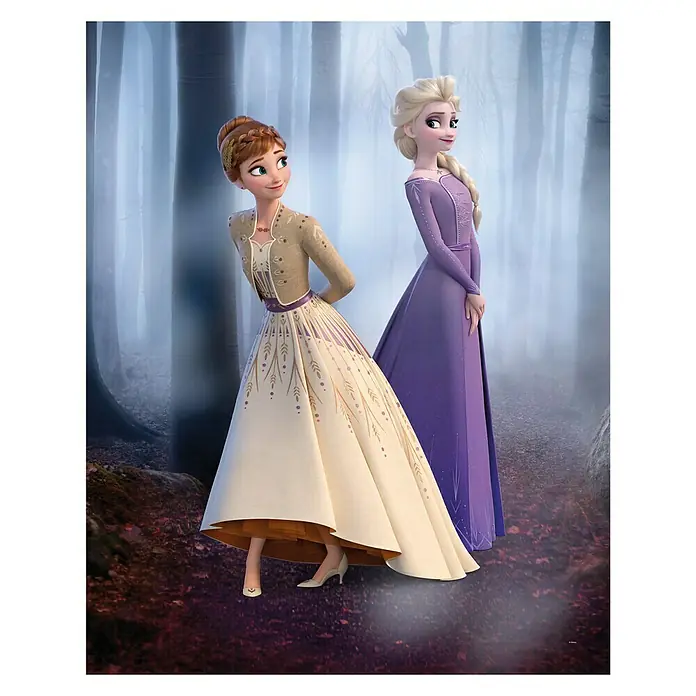 Komar Disney Edition 4 Poster Frozen Wood Walk - Disney, B x H: 40 x 50 cm - Vorderansicht