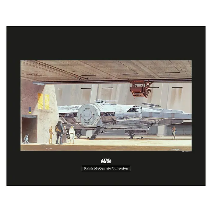 Komar Star Wars Poster RMQ Mos Eisley Hangar - Disney, B x H: 50 x 40 cm - Vorderansicht