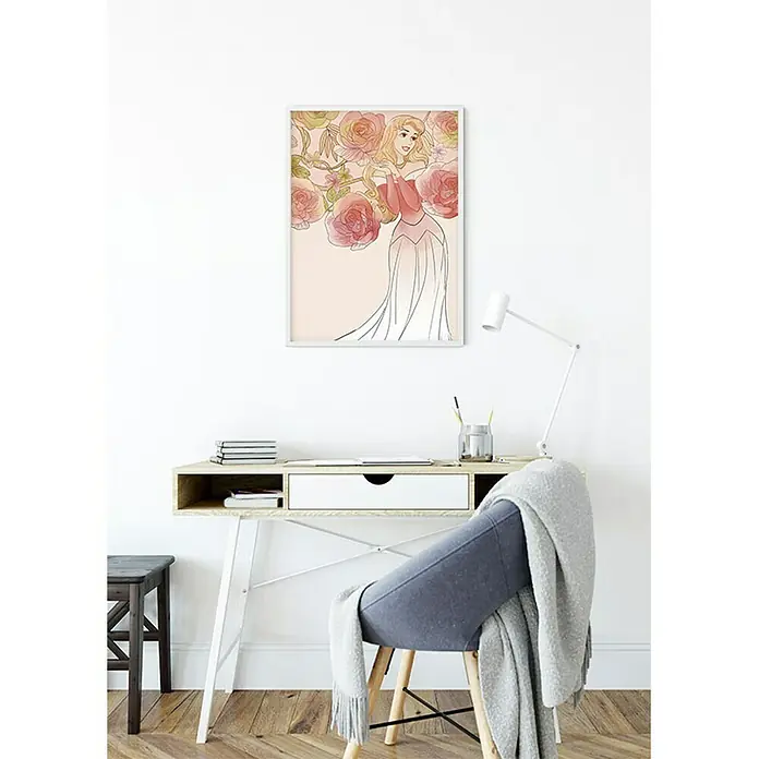 Komar Disney Edition 4 Poster Sleeping Beauty Roses - Disney, B x H: 40 x 50 cm - Stimmungsaufnahme