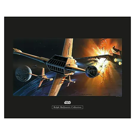 Komar Star Wars Poster RMQ Endor Orbit War
