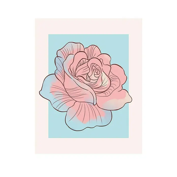 Komar Disney Edition 4 Poster Cinderella Rose - Disney, B x H: 50 x 70 cm - Vorderansicht