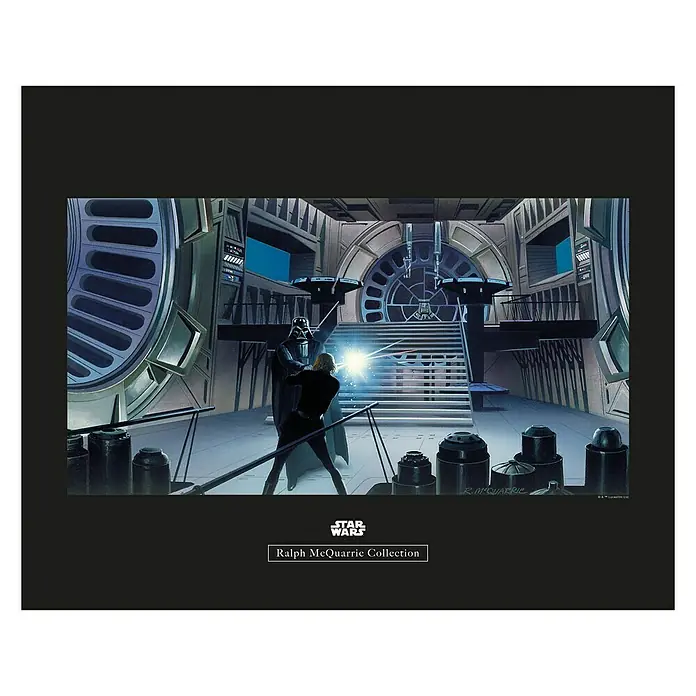 Komar Star Wars Poster RMQ Vader Luke Throneroom - Disney, B x H: 70 x 50 cm - Vorderansicht