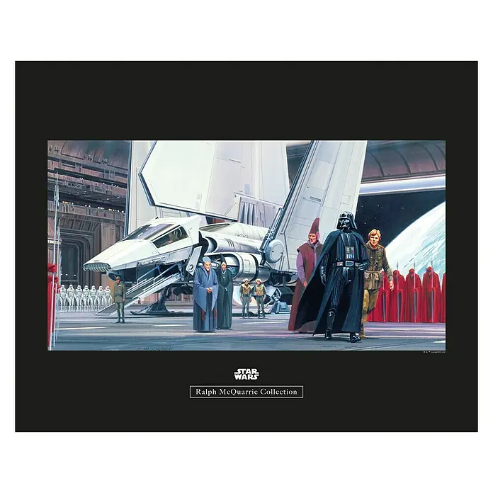 Komar Star Wars Poster RMQ Death Star Shuttle Dock - Disney, B x H: 50 x 40 cm - Vorderansicht